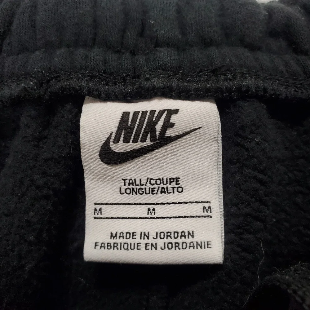 Nike Mens Cargo Club Fleece Sweatpants M Tall Black CD3129-010 Jogger Tapered
